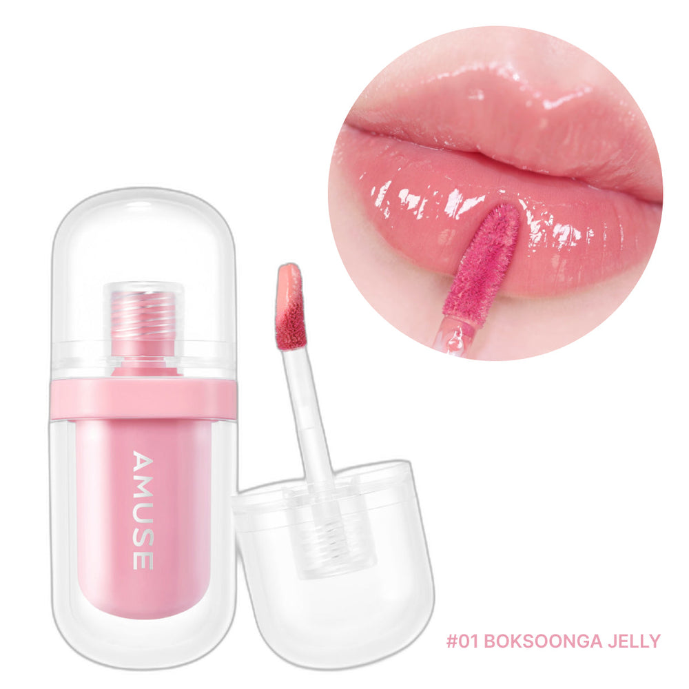 Amuse Jel Fit Tint Moisturizing Glossy Lip Stain 3.8g