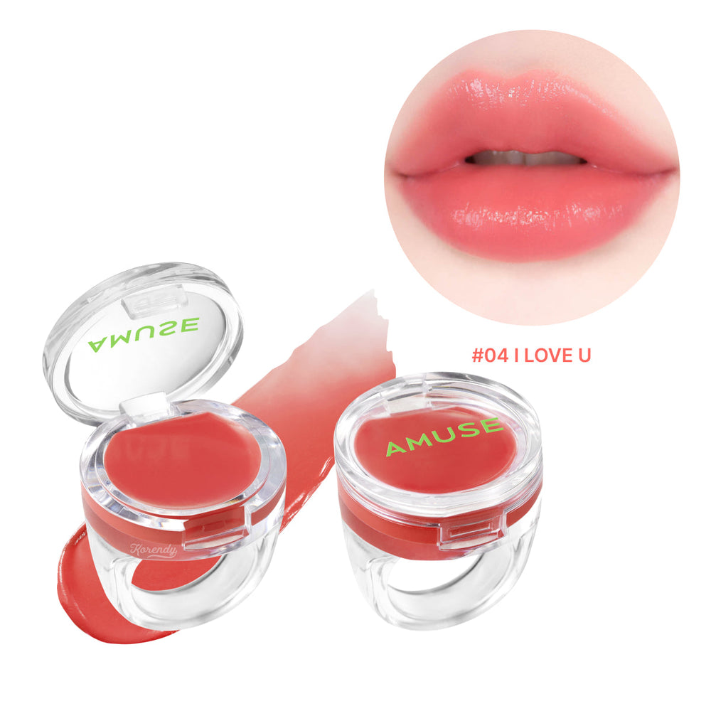 Amuse Ring Balm 04 I LOVE U Hydrating Peptide Lip Balm