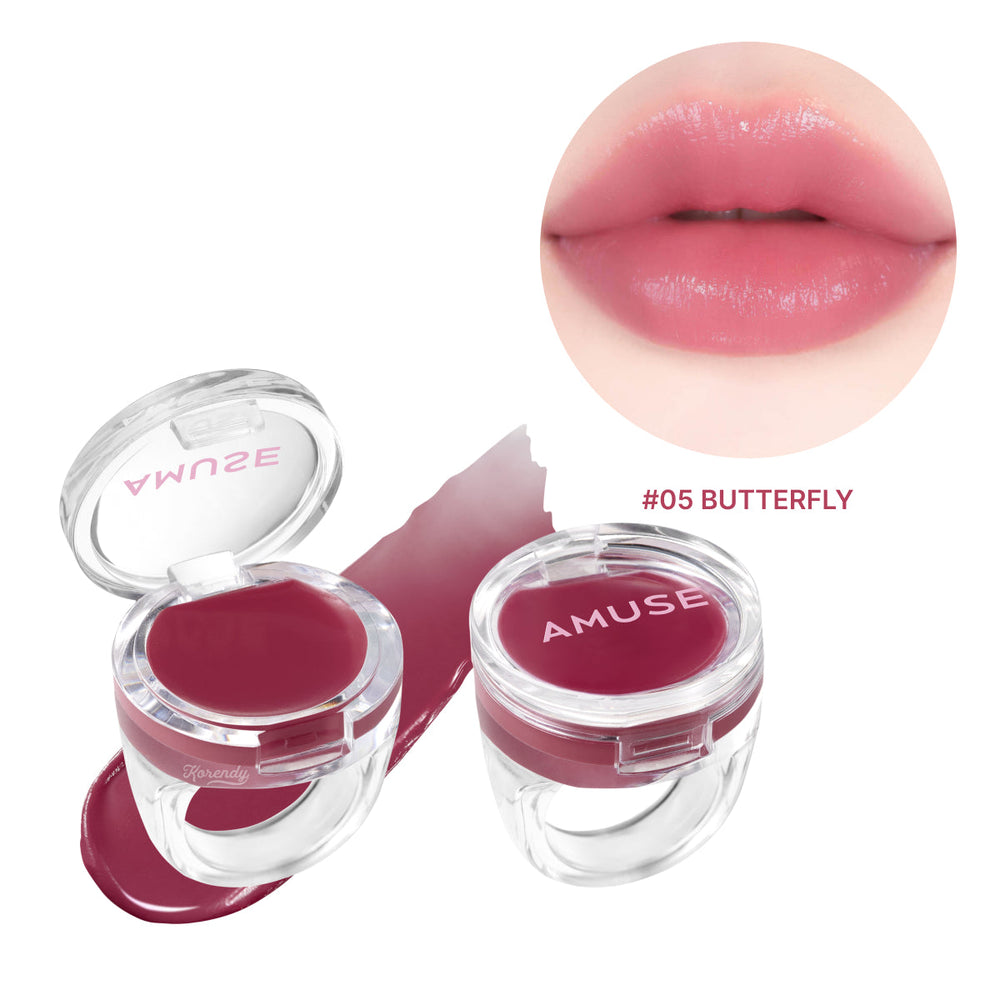 Amuse Ring Balm Moisturizing Lip Gloss #05 Butterfly