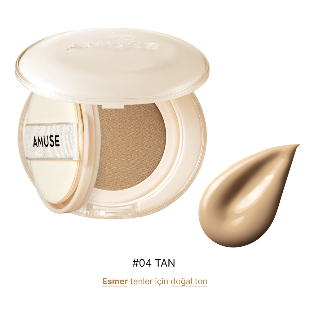 Amuse Dew Jelly Master Cushion SPF 38 Glow Finish 15g #04 Tan