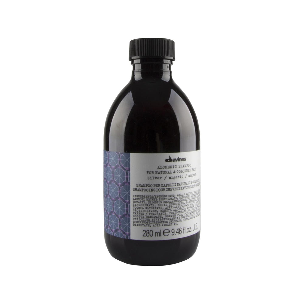 Davines Alchemic Silver Shampoo - 280ml Anti-Brassy Toning for Blonde & Gray Hair - Shampoo