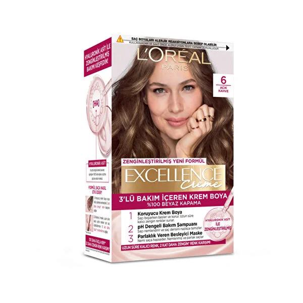 L'Oréal Paris Excellence Creme Hair Dye - Moisturizing, Long-Lasting Color for Grey Hair Coverage L'Oréal Paris Excellence Creme Hair Dye - Moisturizing & Long-Lasting Hair Dye, L'Oréal Paris Excellence Creme, Permanent Hair Color, Hyaluronic Acid Hair Dye, Moisturizing Hair Color, Grey Hair Coverage, Long-Lasting Hair Color, Hair Care, Beauty Products, Cosmetics
