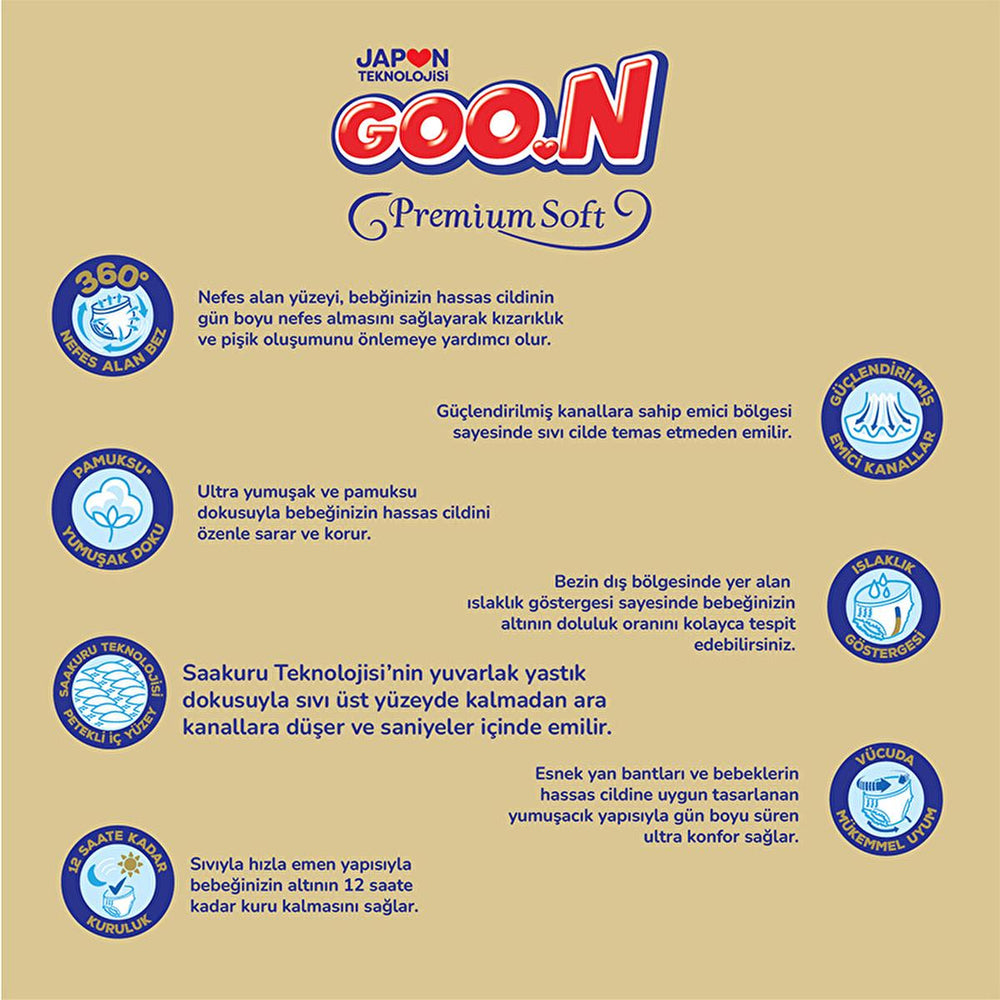 Goon Premium Soft Diaper Pants for Babies - Ultra Soft, Breathable, and Comfortable Diapers - view 2