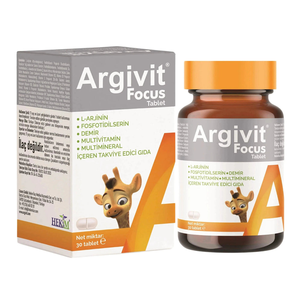 Argivit Focus 30 Tablet box front