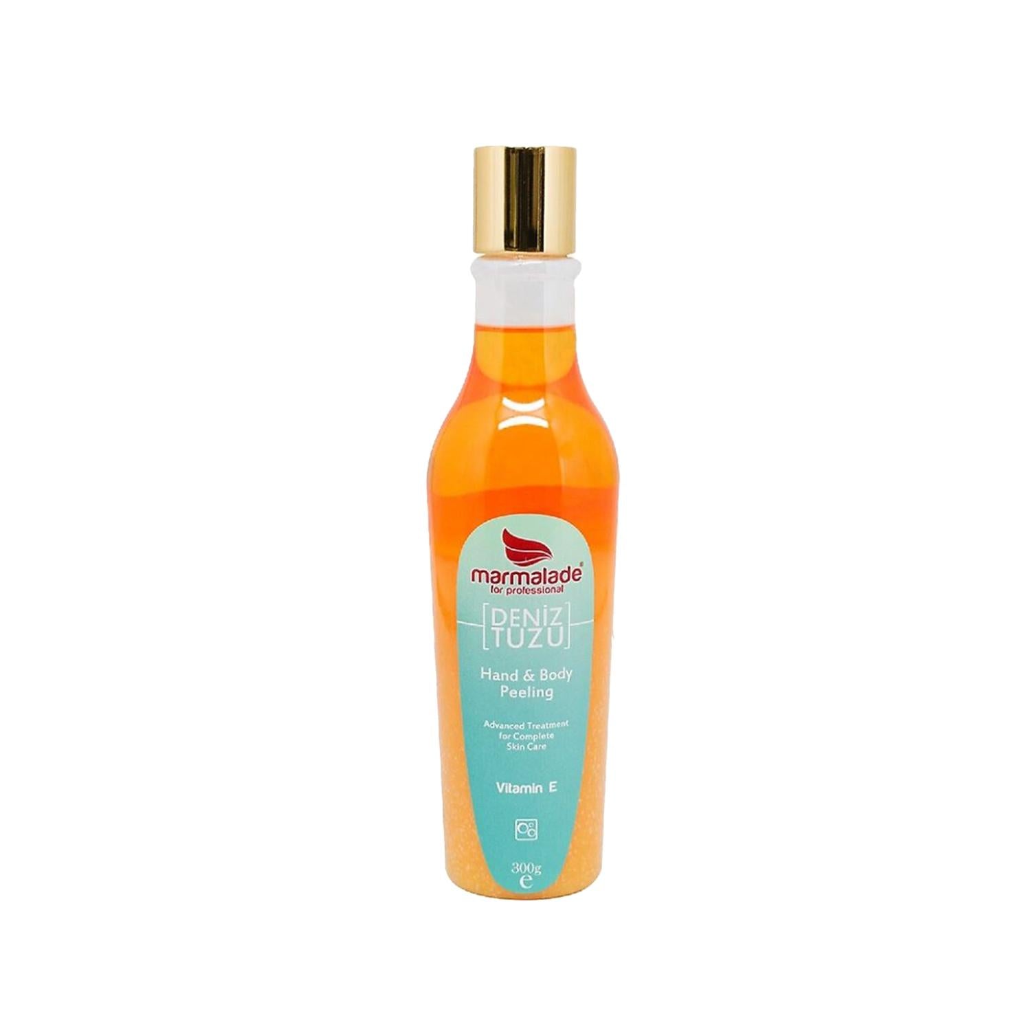 Marmalade Body and Hand Scrub with Sea Salt - Natural Exfoliating Skincare for Smoother Skin Marmalade Sea Salt Body & Hand Scrub for Smooth Skin body scrub, hand scrub, sea salt scrub, exfoliating products, natural skincare, skincare routine, smooth skin, healthy skin, Marmalade, Turquoise variant, gift ideas, natural exfoliation, skin care products