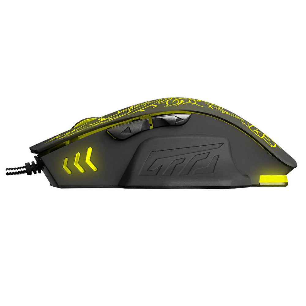 Everest SM-700 Wired Gaming Mouse - Customizable DPI, Optical Sensor, Black - view 4
