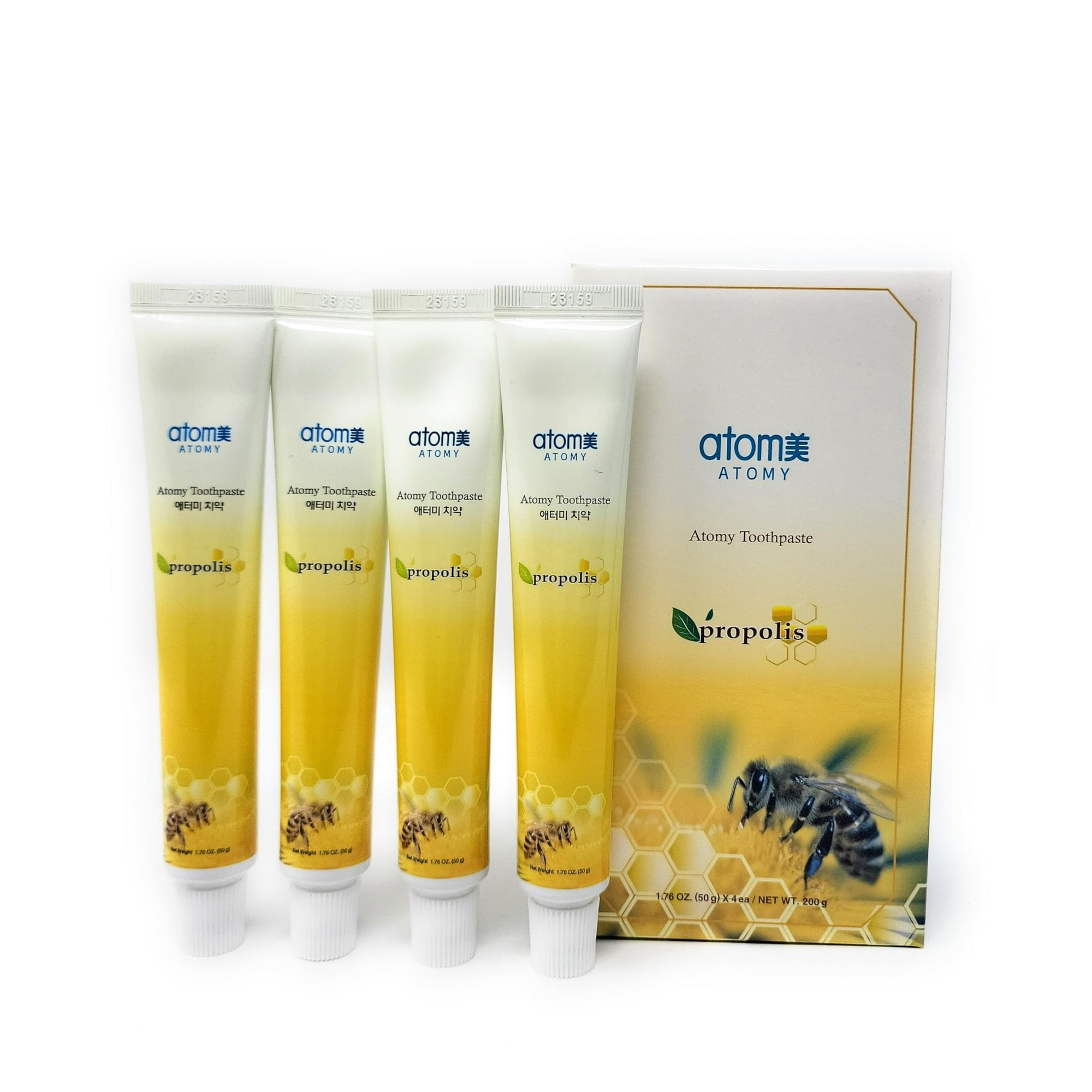 Atomy Propolis Toothpaste Oral Care Green Tea Extract 1set (50 Grams X 4 Tubes) C14