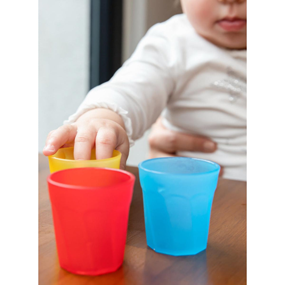 Mycey BPA-Free Baby Cups, 3-Piece Mini Set for Infants Aged 4+ Months - Safe, Easy-to-Handle Feeding Accessories - view 2