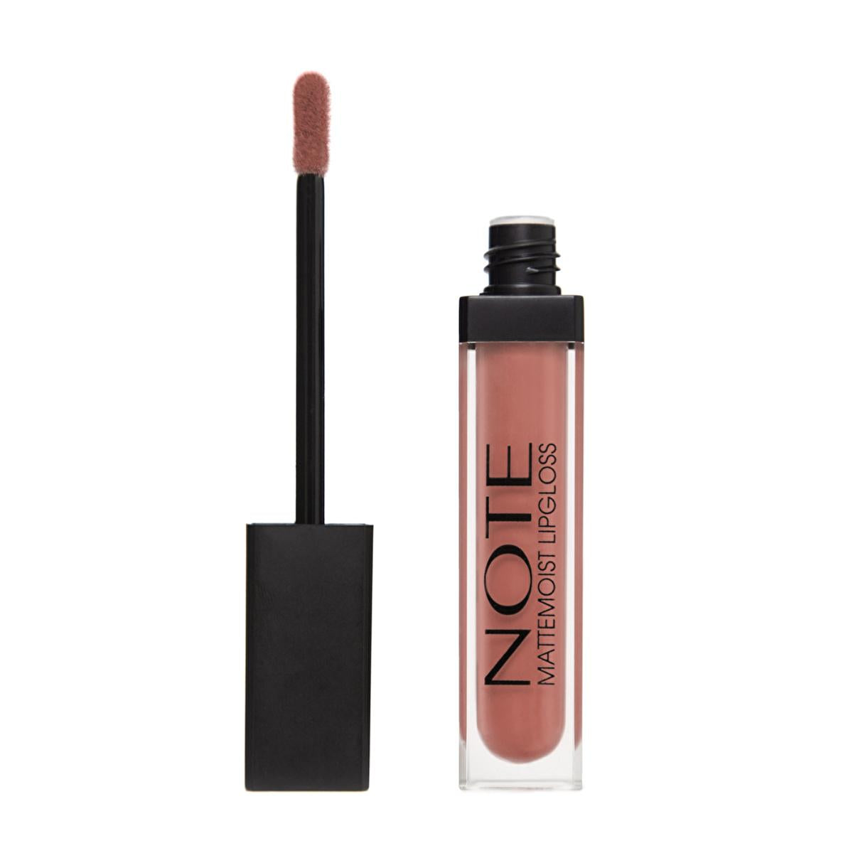 Mattemoist Lip Gloss by Note - Long-Lasting Moisturizing Matte Finish Lip Color, Cruelty-Free & Paraben-Free Mattemoist Lip Gloss - Moisturizing Matte Lip Color mat lip gloss, long-lasting lip color, moisturizing lip gloss, cruelty-free cosmetics, paraben-free lip care, matte finish lip color, lip care, cosmetics, beauty products, Note cosmetics
