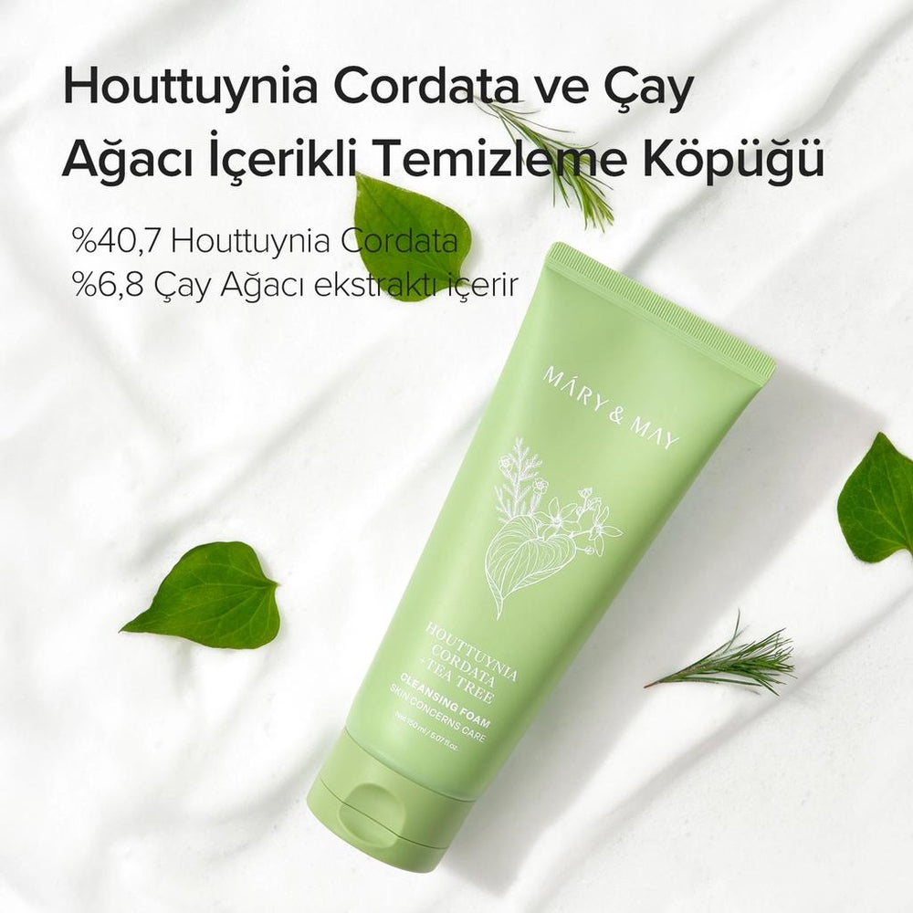 Mary & May Houttuynia Cordata & Tea Tree Cleansing Foam 150 ml