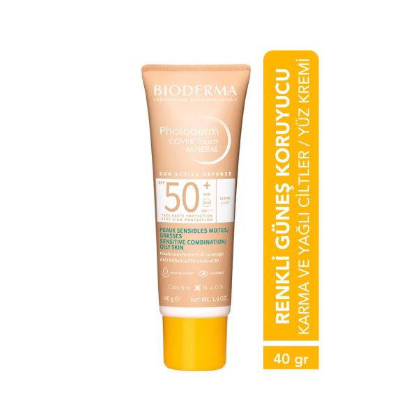 Bioderma Photoderm COVER Touch SPF50+ Very Light: High Protection Tinted Mineral Sunscreen for Sensitive Skin, Facial Sunscreen, 40gr - image 4