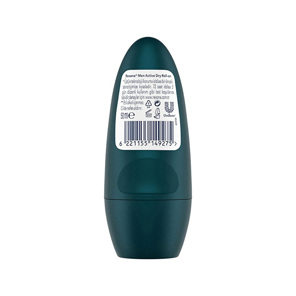 Rexona Active Dry Men's Roll On Deodorant - 72 Hour Continuous Protection | 1.69 fl. oz. - view 3