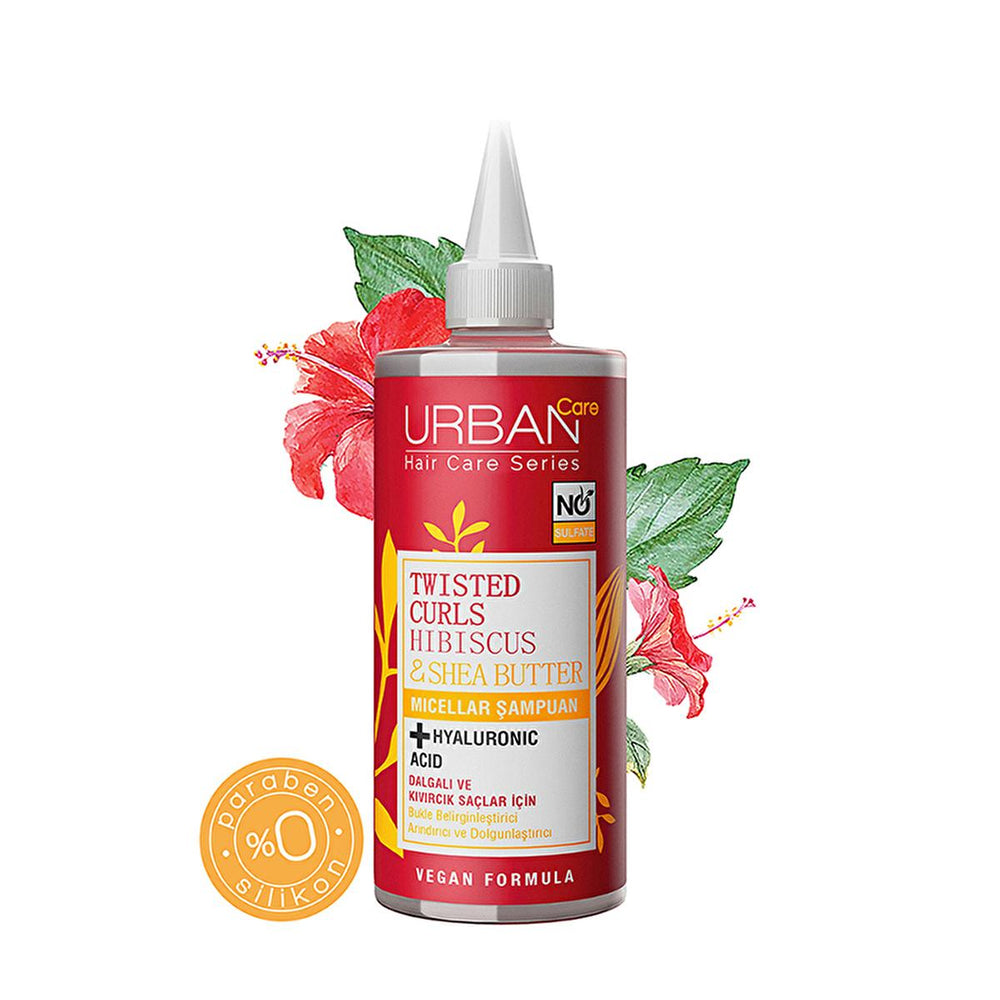 Urban Care Sulfate-Free Micellar Shampoo for Curly Hair - Gentle, Moisturizing, and Frizz-Reducing with Hibiscus & - view 6