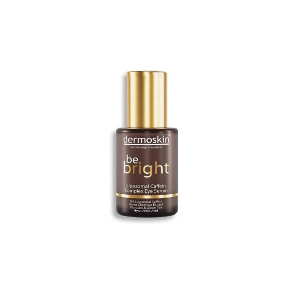 Dermoskin Be Bright Liposomal Caffein Complex Eye Serum - Anti-Aging Under Eye Treatment for Dark Circles & Puffiness Be Bright Eye Serum - Anti-Aging Under Eye Treatment Eye Serum, Under-eye Care, Dark Circle Treatment, Anti-aging Skincare, Caffeine Complex Skincare, Skincare, Cosmetic, Beauty Product, Under Eye Treatment, Puffiness Reduction, Hyaluronic Acid, Niacinamide, Antioxidant, Suitable for Sensitive Skin, Gift for Her, Skincare Essentials