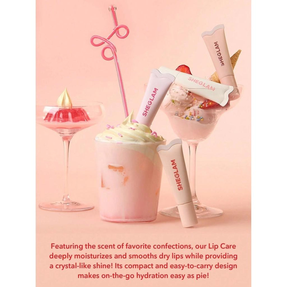 Sheglam Crystal Glaze High-Shine Lip Gloss 118 Strawberry Milk