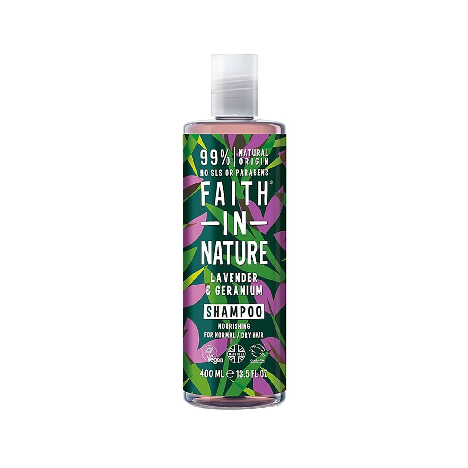 Faith In Nature Lavender & Geranium Shampoo for Normal to Dry Hair - Soothing, Natural Hair Care Lavender & Geranium Shampoo for Dry Hair - Faith In Nature Lavender Shampoo, Geranium Hair Care, Natural Shampoo, Soothing Hair Products, Normal to Dry Hair Shampoo, Faith In Nature, Hair Care, Natural Hair Products, Calming Shampoo, Relaxing Hair Care, Botanical Shampoo, Gentle Hair Care
