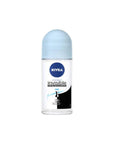 Nivea Invisible Black & White Pure Roll-On Deodorant: 48H Odor & Anti-Stain Protection, Alcohol-Free Formula - image 3