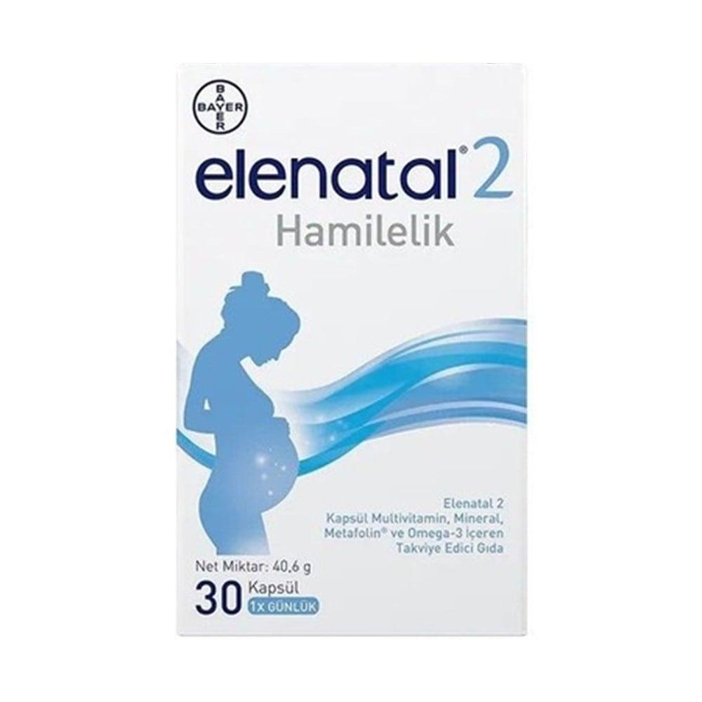 Elenatal Pregnancy Multivitamin Supplement with Omega-3 - Prenatal Vitamins for Expectant Mothers - image 2