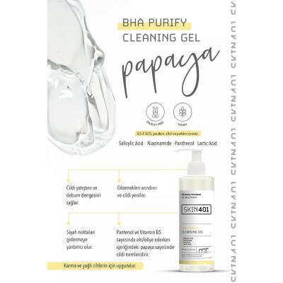 Skin401 BHA Purify Cleansing Gel: Blackhead Removal, Vegan Salicylic Acid Face Wash for Oily & Acne-Prone Skin - Deep Pore Cleansing & Exfoliating Skin401 BHA Cleansing Gel: Vegan Blackhead Removal Face Wash BHA cleansing gel, Salicylic acid face wash, Blackhead removal cleanser, Vegan skincare, Oily skin cleanser, Niacinamide face wash, Acne cleanser, Pore cleansing gel, Exfoliating face wash, facial cleanser, BHA cleanser, salicylic acid cleanser, blackhead treatment, vegan cleanser, oily skin treatment, 