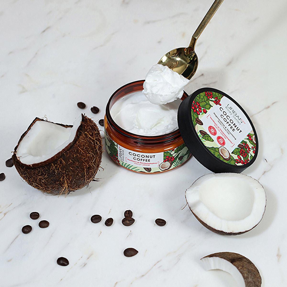Urban Care Coconut Coffee Body Cream 200ml - Moisturizing Shea Butter Enriched Body Cream for Dry Skin Urban Care Coconut Coffee Body Cream - Natural Moisturizer body cream, coconut body cream, shea butter body cream, moisturizing body cream, natural skincare, dry skin solution, hydration, skin elasticity, nourishing body cream, coconut extract, shea butter, non-greasy, natural ingredients, skincare, beauty, wellness