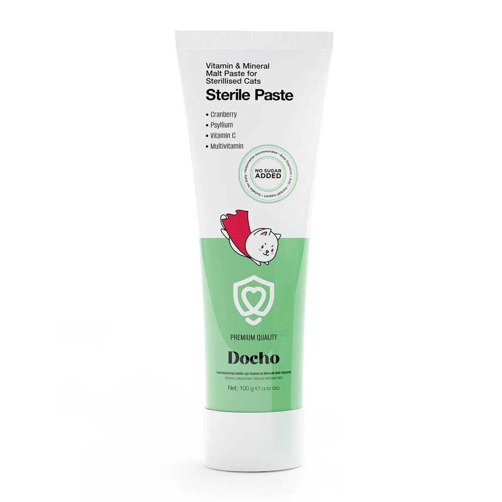 Docho Sterilized Cat Vitamin & Mineral Support Paste 100ml