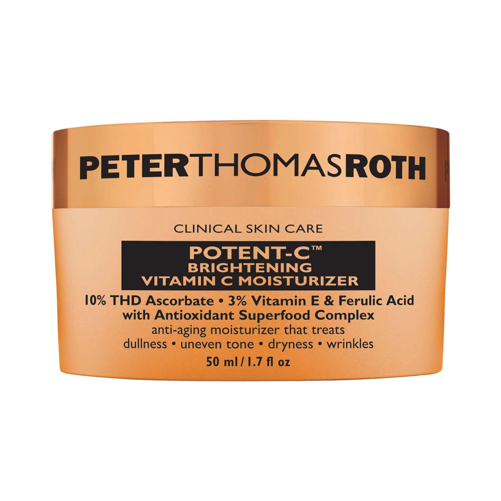 Potent-C Brightening Vitamin C Moisturizer - Anti-Aging, Dark Spot Correction, Hydrating Face Cream Potent-C Vitamin C Moisturizer - Brightens & Anti-Ages Vitamin C Moisturizer, Brightening Skincare, Anti-Aging Moisturizer, Dark Spot Correction, Fine Line and Wrinkle Reduction, Hydrating Face Cream, Sensitive Skin Friendly, Clinically Tested Skincare, Antioxidant Rich, Skincare for Normal, Dry, Combination, Oily Skin