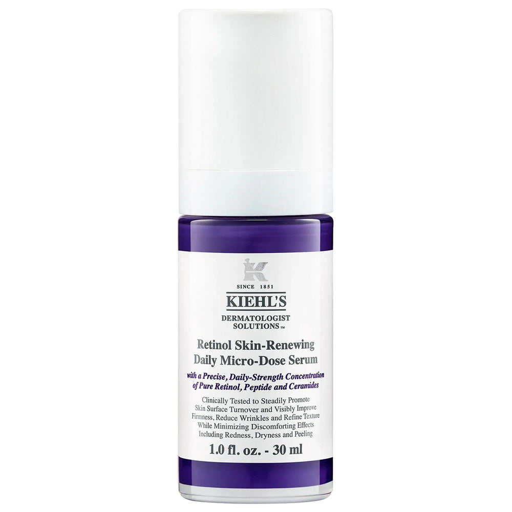 Kiehl's Micro-Dose Anti-Aging Retinol Serum: Reduce Wrinkles, Firm Skin & Improve Texture | Ceramide & Peptide Complex Kiehl's Retinol Serum: Anti-Aging, Wrinkle Reduction Anti-Aging Retinol Serum, Retinol Serum for Wrinkles, Ceramide Peptide Serum, Fine Line Reduction Serum, Skin Texture Improvement, Micro-Dose Retinol, Recyclable Skincare, Paraben-Free Serum, Firming Serum for Face, Daily Retinol Serum, Anti-Aging Serum, Retinol Serum, Ceramide Serum, Peptide Serum, Wrinkle Reduction, Fine Lines, Skin Tex