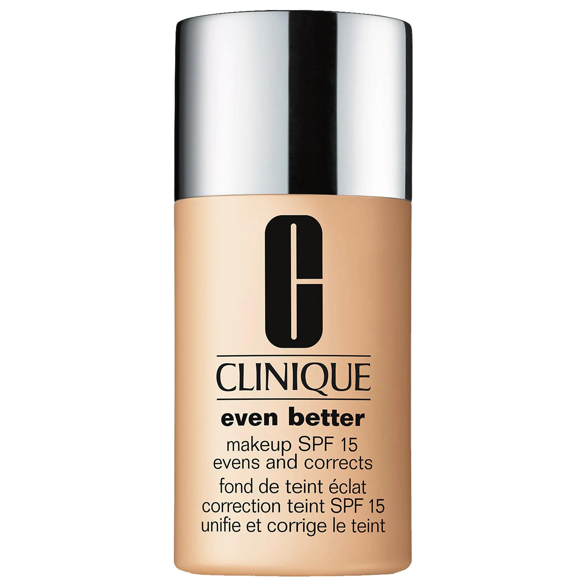 Clinique Even Better Makeup Broad Spectrum SPF 15 Foundation - Dermatologist-Developed, Brightening, Creamy Formula for Hydration & Natural Finish Clinique Even Better SPF 15 Foundation - Brightening & Hydrating SPF 15 Foundation, Dermatologist-developed Makeup, Brightening Foundation, Cream Foundation, Paraben-free Makeup, Foundation Makeup, Makeup for Normal Skin, Makeup for Dry Skin, Makeup for Combination Skin, Makeup for Oily Skin, Hydrating Foundation, Natural Finish Foundation, Broad Spectrum SPF 15,