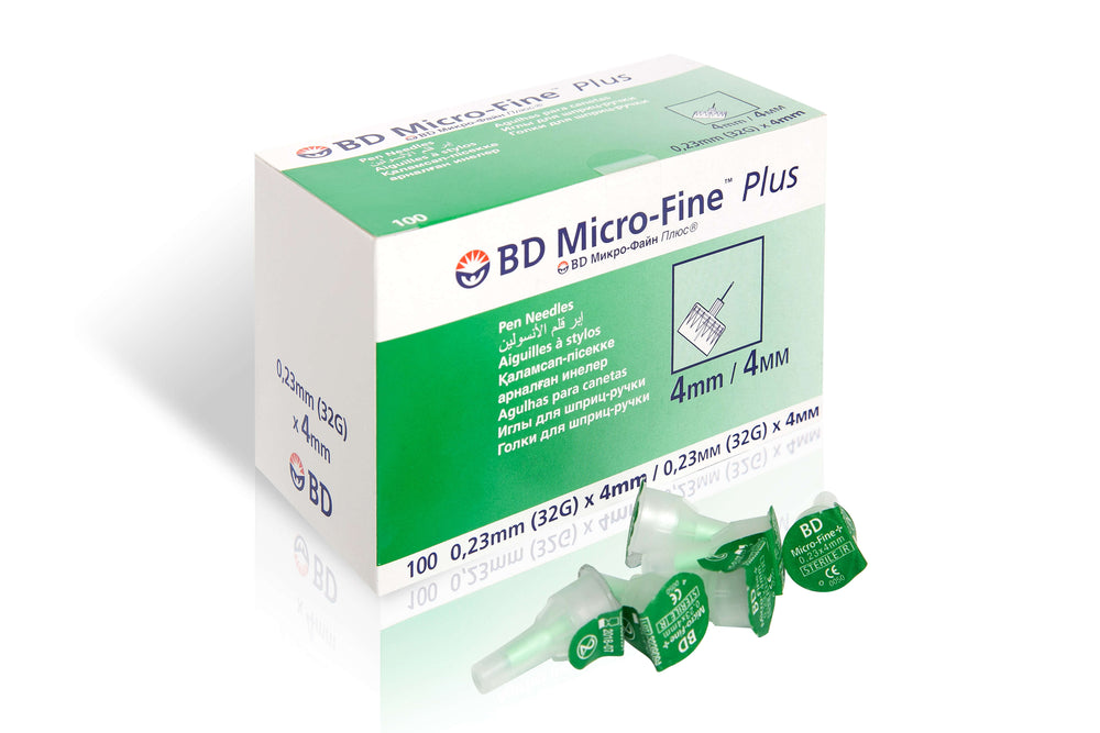 BD Micro-Fine Plus Pen Needles 4mm 32G (x100) - Hygiene Products