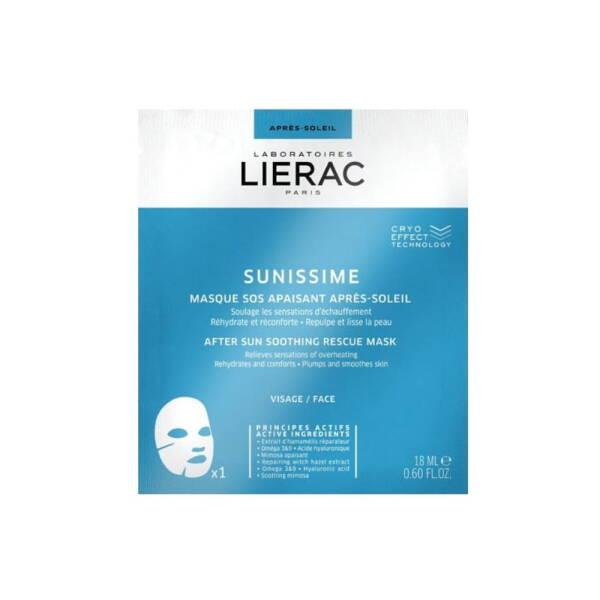 Lierac After Sun Face Mask - Soothing Hydrating Skincare for Post-Sun Exposure Care, 0.61 fl oz - Face Mask