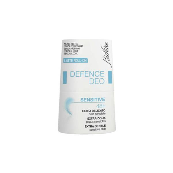 BioNike Defence Deo Sensitive Roll-On: 48H Gentle Deodorant for Irritated & Sensitive Skin - Fragrance & Alcohol-Free Formula Soothes and Protects BioNike Sensitive Deodorant: 48H Gentle Odor Protection sensitive skin deodorant, roll-on deodorant, 48h deodorant, gentle deodorant, fragrance free deodorant, alcohol free deodorant, BioNike deodorant, deodorant for irritated skin, hypoallergenic deodorant, allantoin deodorant, sensitive skin, skin care, personal care, odor protection, long-lasting, creamy textu