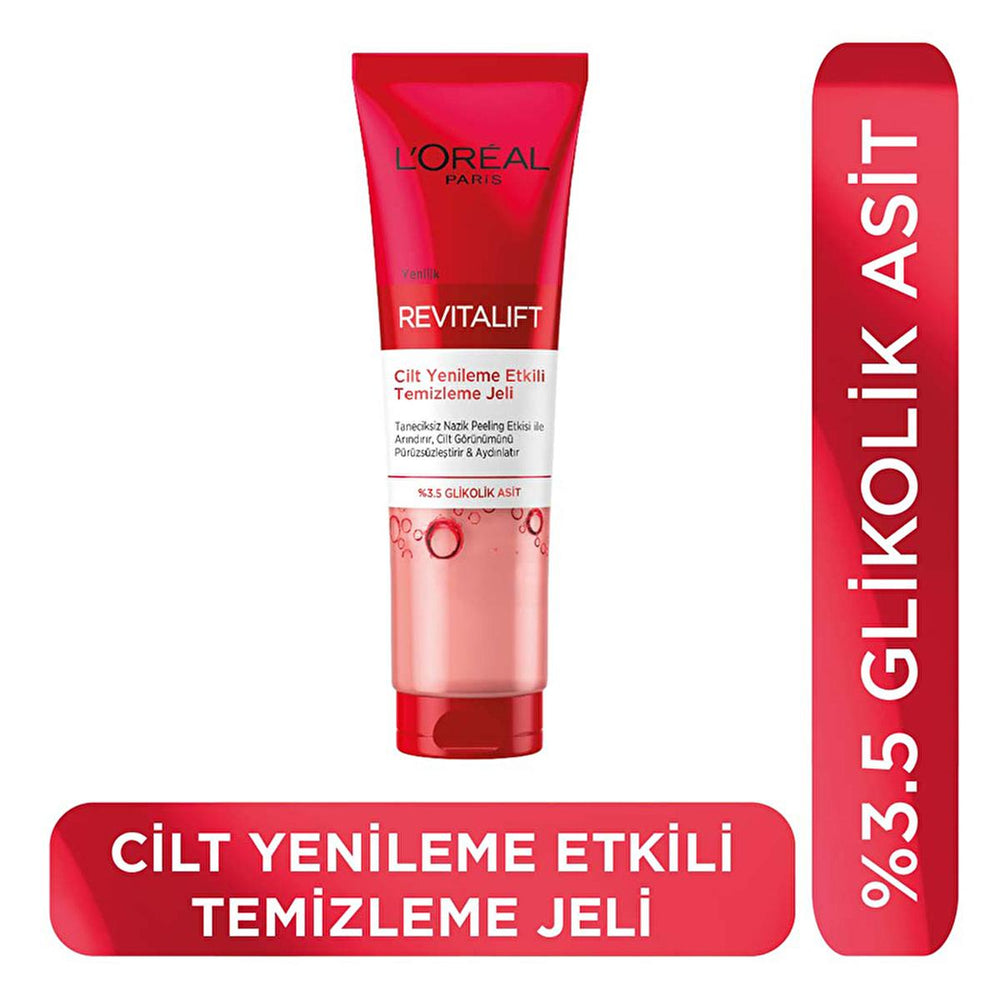 Loreal Paris Revitalift Cilt Yenileme Etkili Temizleme Jeli - Anti-Aging Glycolic Acid Facial Cleansing Gel for - view 3