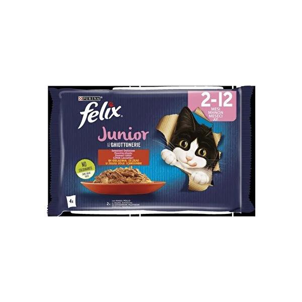 Felix Kitten Food Multipack: Delicious Beef & Chicken Wet Food Pouches for Healthy Junior Kittens | Complete Nutrition, Easy to Serve Felix Kitten Food: Beef & Chicken, Healthy Kitten Nutrition kitten food, wet kitten food, Felix kitten food, kitten food multipack, beef kitten food, chicken kitten food, junior kitten food, cat food pouches, kitten health, kitten nutrition, cat food, wet food, kitten, junior, beef, chicken, multipack, pouches, health, nutrition, cat, pet food, animal food, pet supplies, feli