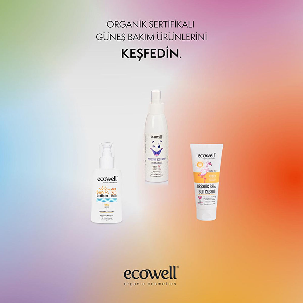 Ecowell Organic Sunscreen Lotion - 30 SPF, Vegan & Mineral UVA UVB Protection, Moisturizing & Eco-Friendly - view 7
