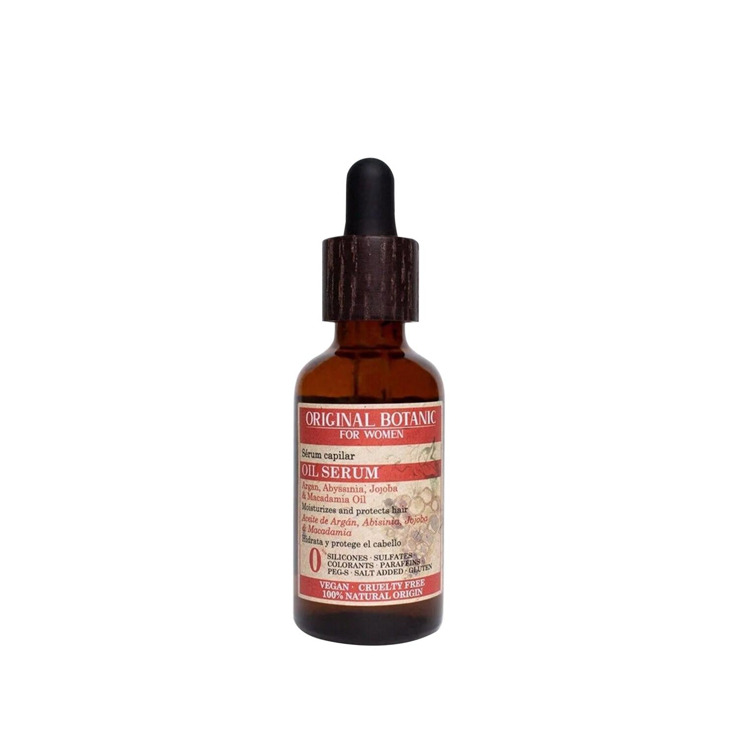 ORIGINAL BOTANIC Vegan Hair Care Serum - Nourishing & Repairing Oil Serum for Women, 50ml ORIGINAL BOTANIC Vegan Hair Serum - Nourish & Repair vegan hair care, hair repair serum, natural hair products, women's hair care, organic hair serum, cruelty-free hair care, hair nourishment, repair damaged hair, sustainable beauty products, ethical hair care
