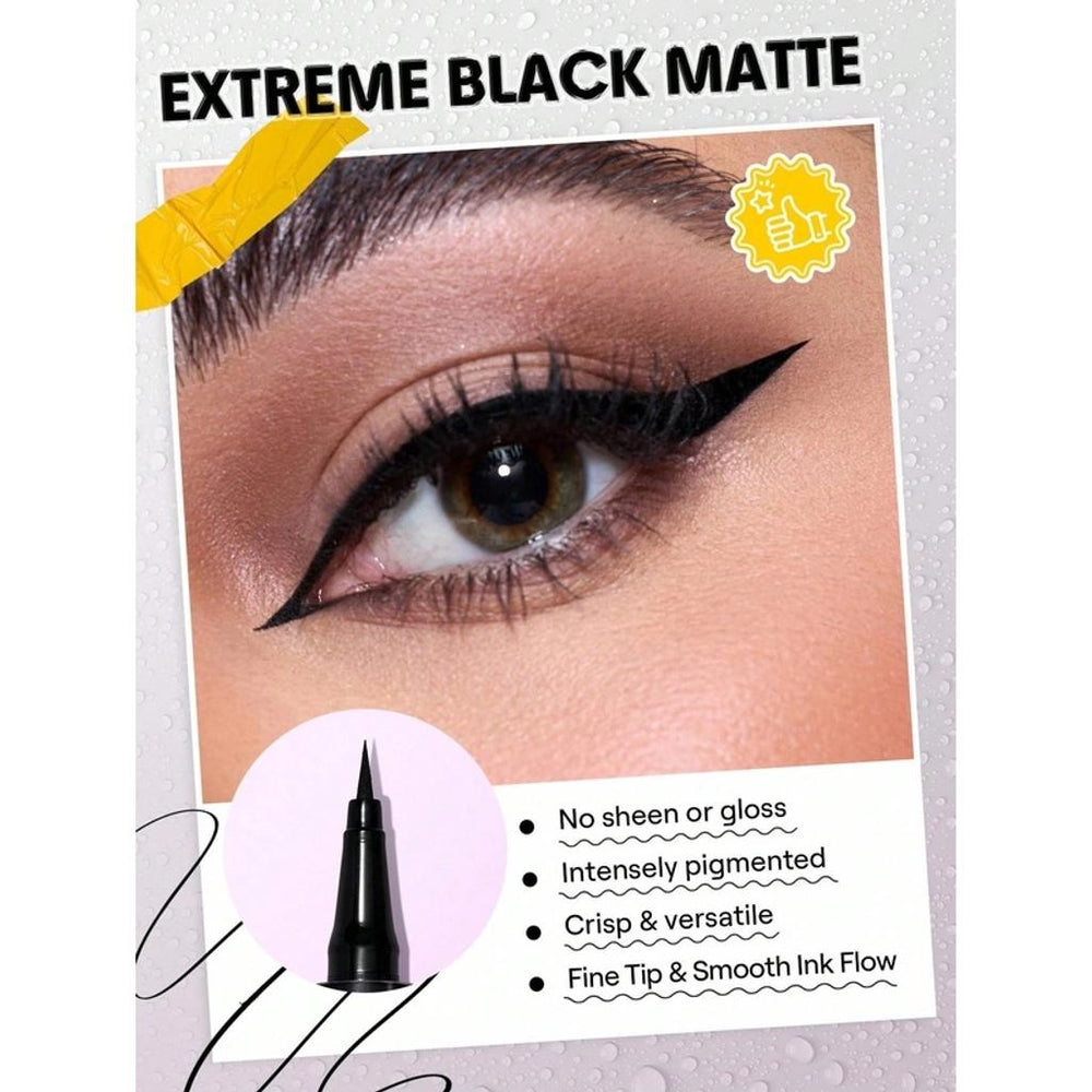 Sheglam Oh So Rich Matte Eyeliner Black for Precise Definition