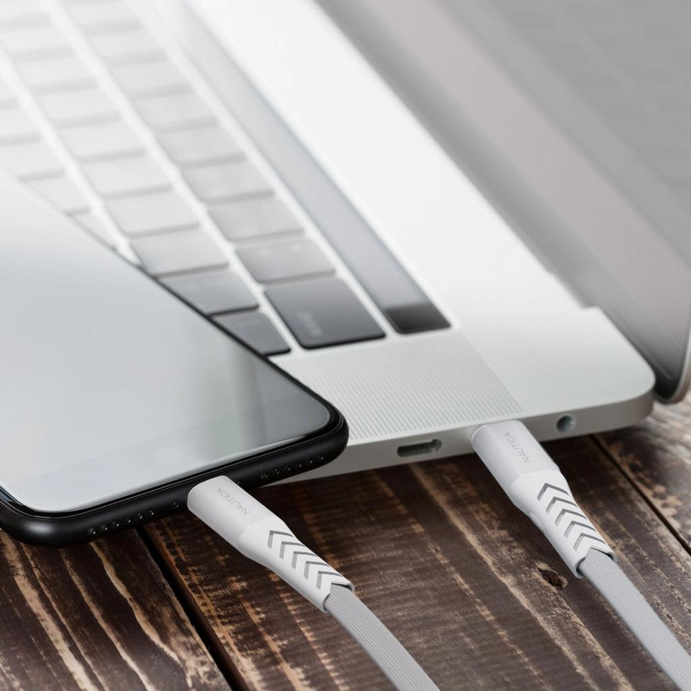 Nautica C400 Type-C Gray Charging Cable for Fast Syncing