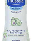 Mustela No-Rinse Baby Cleansing Water, 10.14 fl oz - Gentle, Natural, Vegan Formula for Sensitive Skin - Cleanser