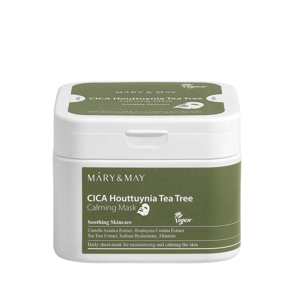 Mary & May Cica Houttuynia Tea Tree Calming Mask 30 Sheets