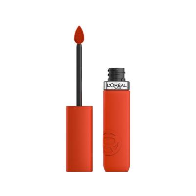 loreal paris infaillible matte lipstick 300 sun bathing, loreal paris liquid matte lipstick tube, matte resistance lipstick swatch on lips Loreal Paris Infaillible Matte Resistance Liquid Lipstick - 300 Sun Bathing | 0.17 fl oz Loreal Paris Infaillible Liquid Matte Lipstick 300 loreal-paris, liquid-matte-lipstick, long-lasting-lipstick, makeup-essentials, makeup-women, beauty-products, matte-finish, sun-bathing, cosmetic, ai-generated