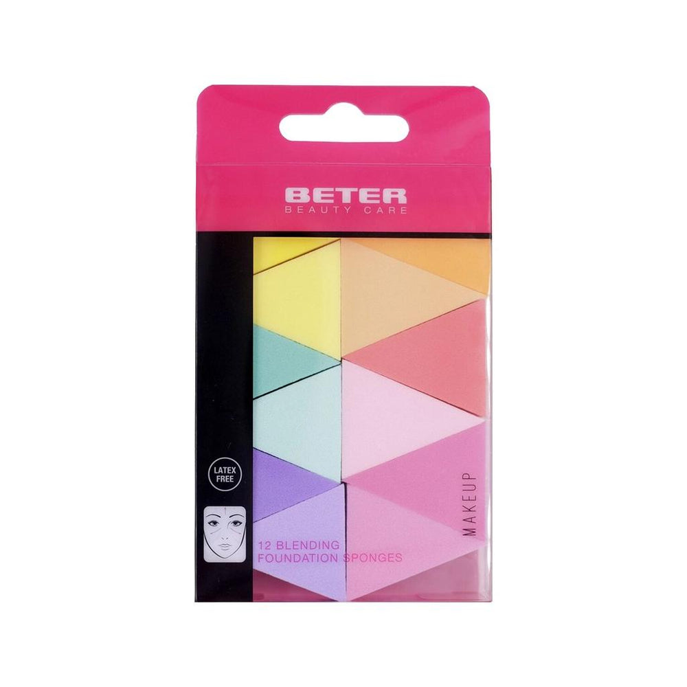 Beter Triangle Makeup Sponges for Flawless Application 12-Pack