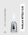 Flormar Nail Enamel High-Pigment Glass Effect Nail Polish 301 8ml