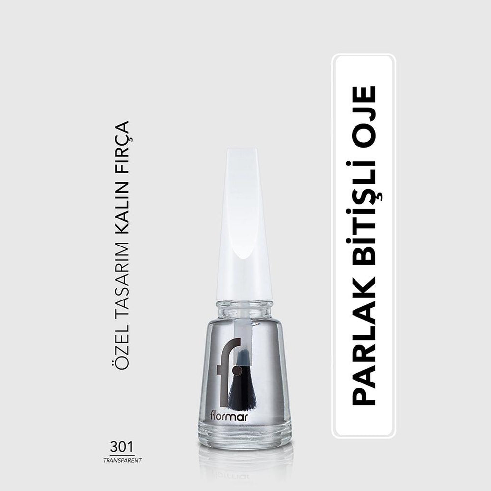 Flormar Nail Enamel High-Pigment Glass Effect Nail Polish 301 8ml
