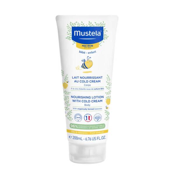 Mustela Nourishing Body Lotion for Newborns - Cold Cream, 96% Natural Ingredients, Dermatologically Tested - 6.76 fl oz - image 5