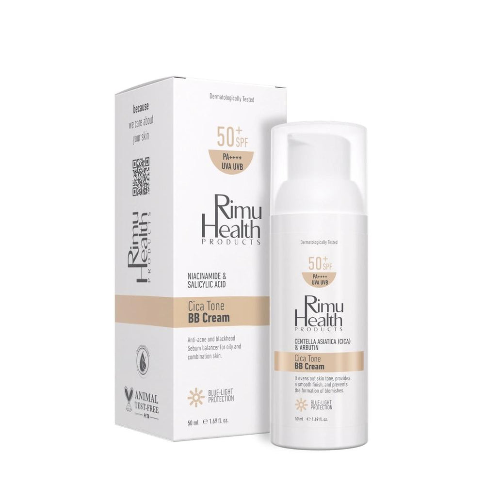 Rimu Health Cica BB Cream SPF 50+ Tone Evening Formula 50 ml