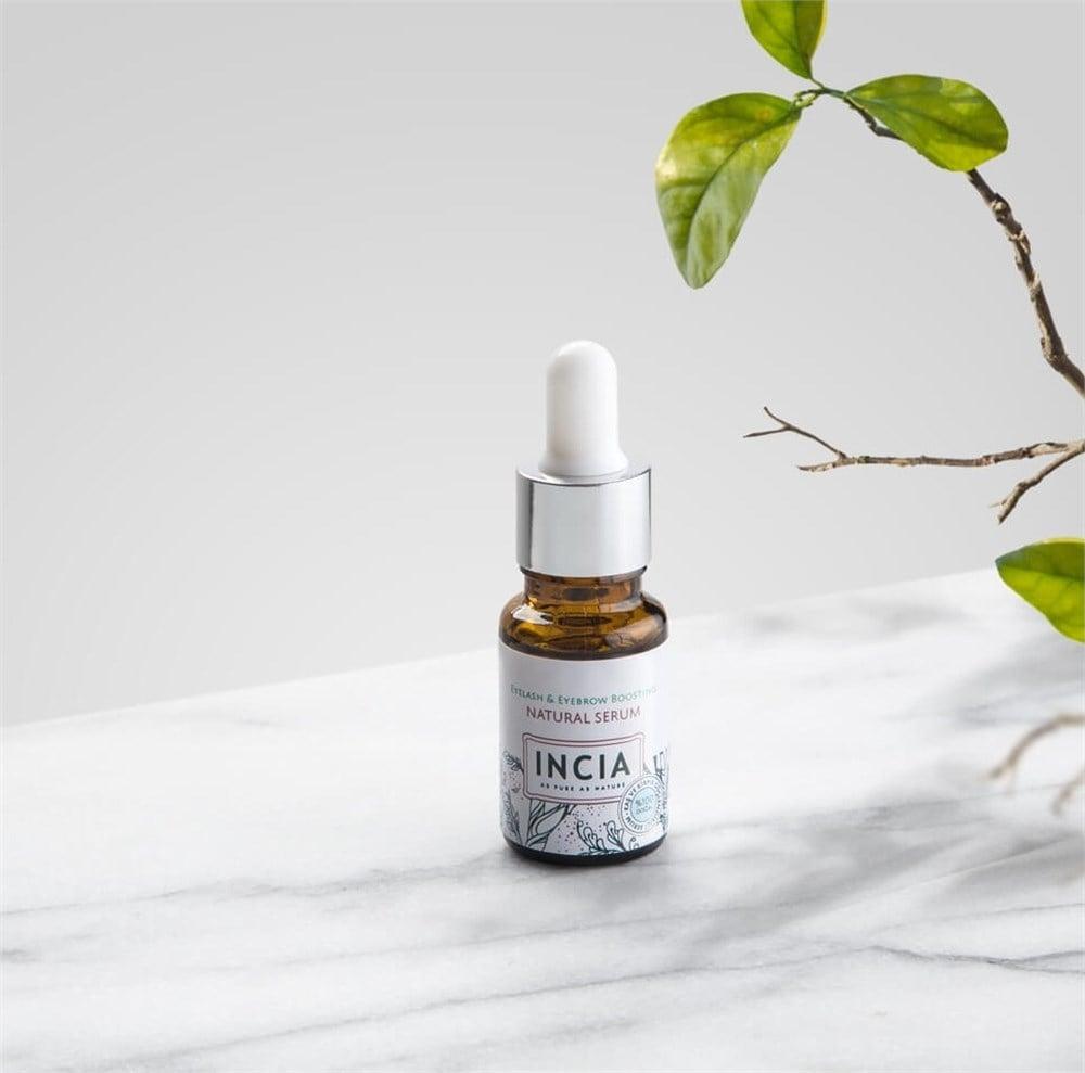 Incia Natural Eyebrow and Eyelash Serum - Strengthens &amp; Promotes Growth, 0.34 fl oz - image 3