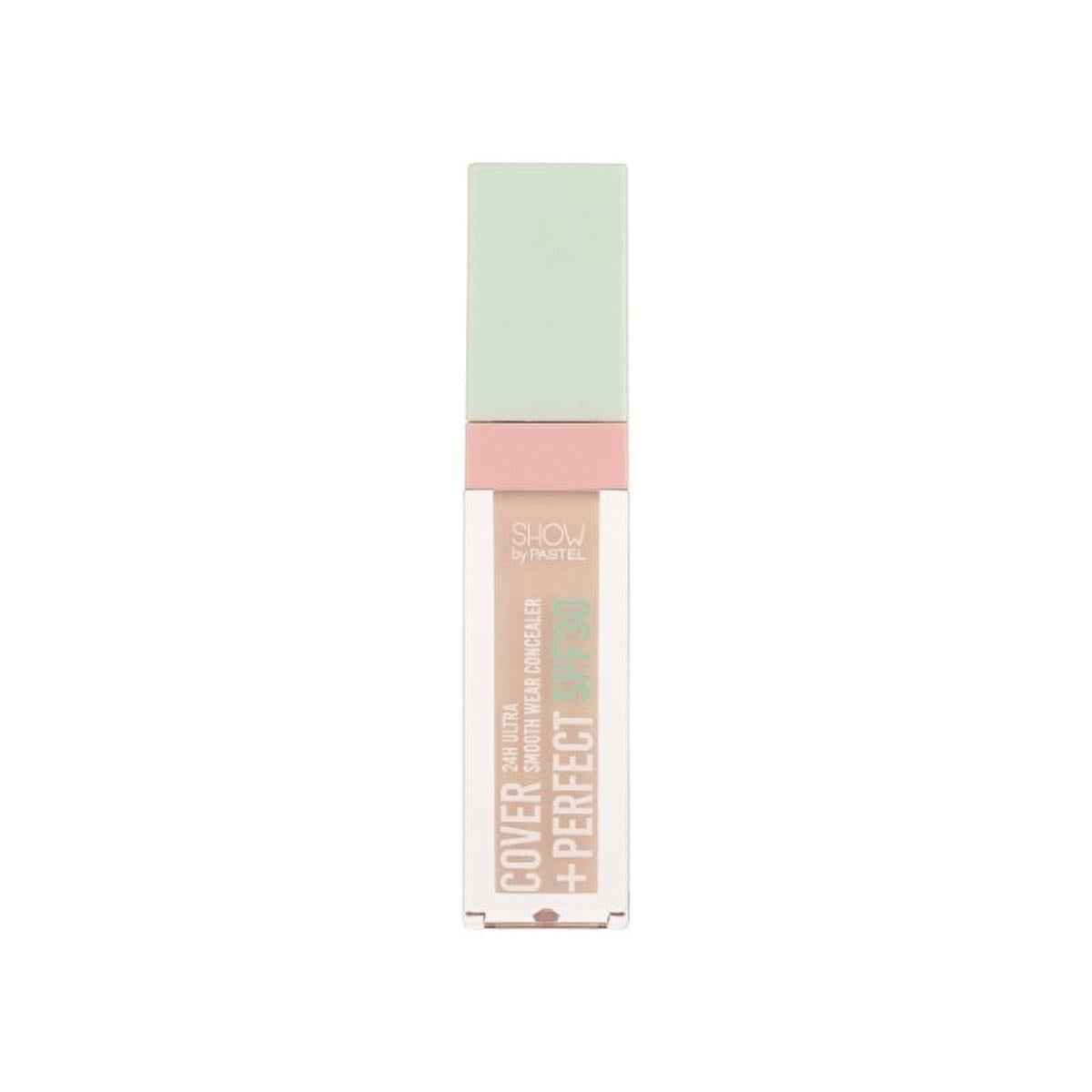 Show by Pastel Cover+Perfect Concealer SPF30 - High Coverage, Moisturizing, Long Lasting - Blemish & Dark Circle Concealer - 301 Fair Pastel Cover+Perfect Concealer SPF30 - High Coverage & Moisturizing high coverage concealer, moisturizing concealer, SPF 30 concealer, long lasting concealer, blemish concealer, dark circle concealer, pomegranate extract makeup, sun protection makeup, concealer, makeup, high coverage, moisturizing, SPF 30, long lasting, blemish, dark circle, pomegranate extract, sun protectio