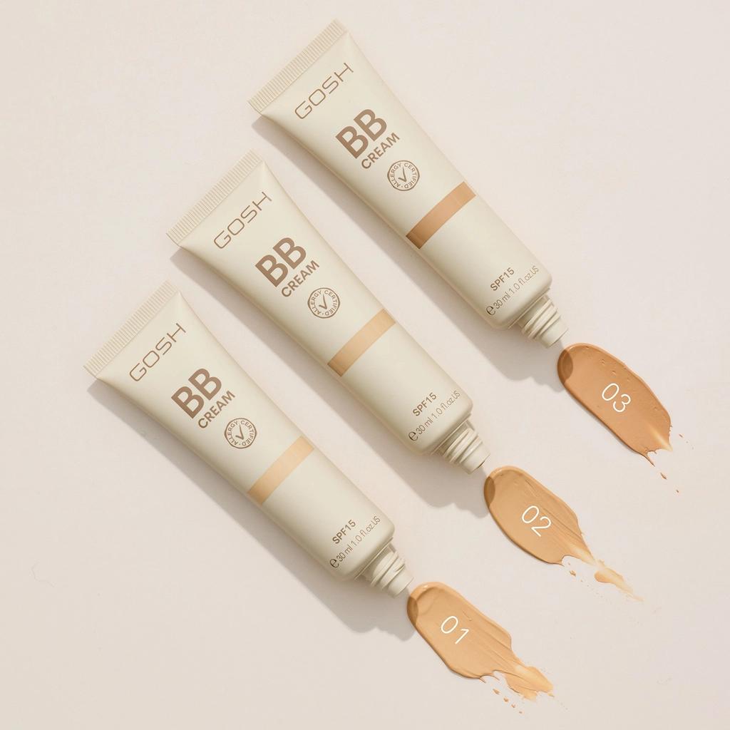 Gosh BB Cream 002 Beige Hydrating Tinted Moisturizer 30ml