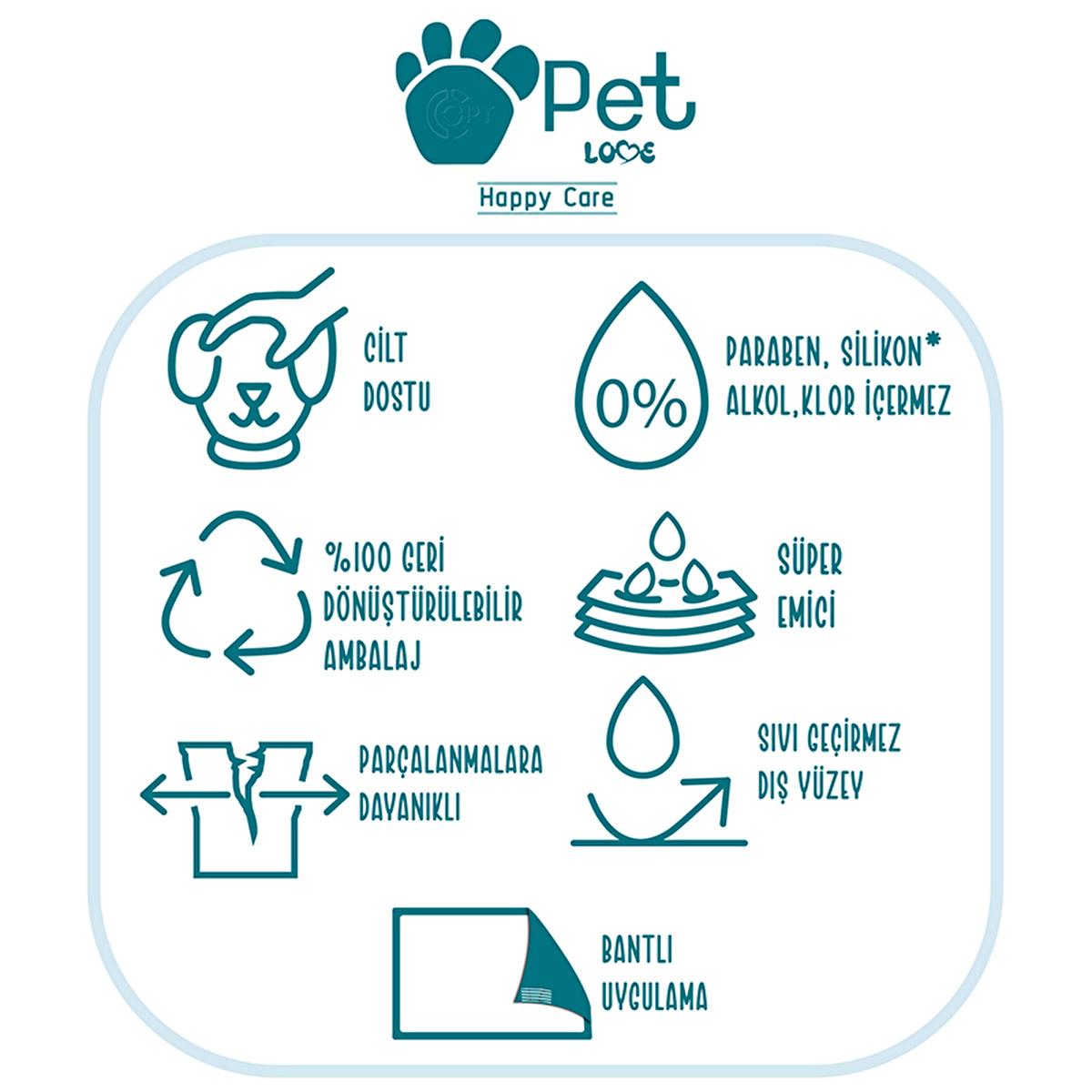 Pet Love Pet Training Pads for Dogs - Absorbent, Leak-Proof, Hygienic Pet Care Accessories Pet Training Pads - Absorbent & Leak-Proof pet training pads, dog housebreaking, pet hygiene products, absorbent pet pads, pet care accessories, pet supplies, dog training aids, leak-proof pet pads, hygienic pet care, pet comfort, pet health
