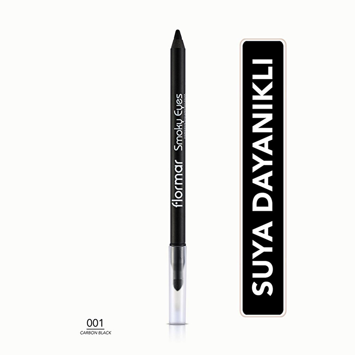 Flormar Smoky Eyes Carbon Black Waterproof Eyeliner - Rich Pigmentation for Stunning Eye Makeup | Ideal for Women and Teenagers - image 11